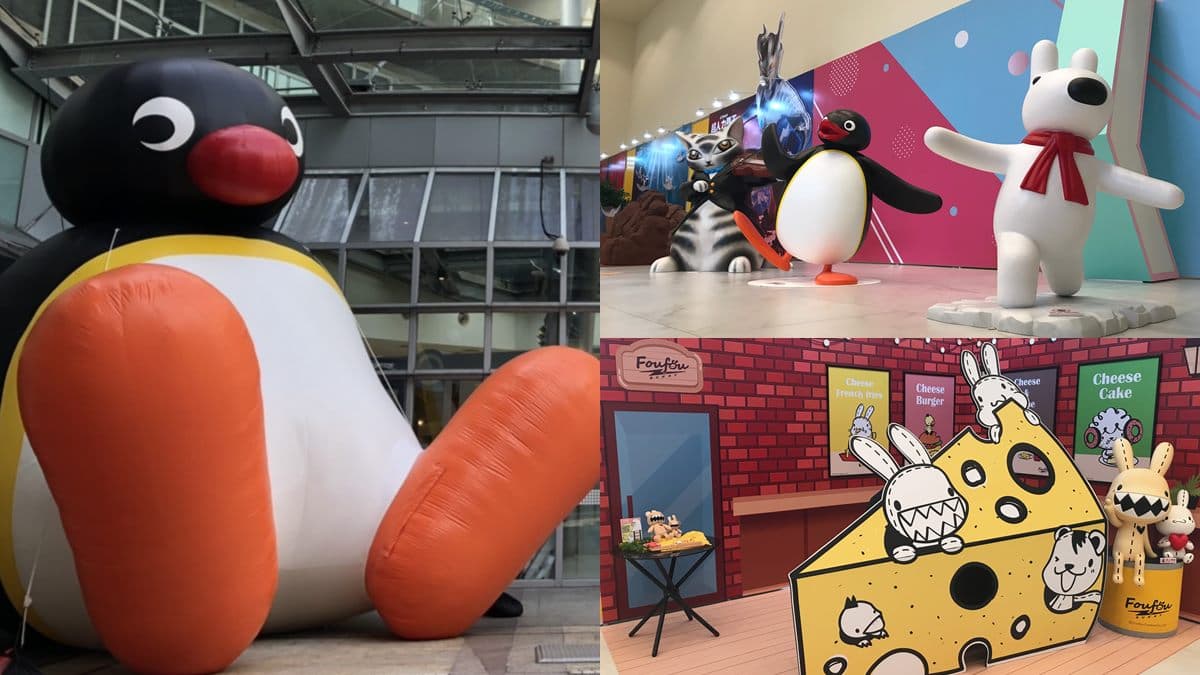 6米巨型「Pingu」氣球在新竹!暑假超萌特展,加碼玩密室逃脫