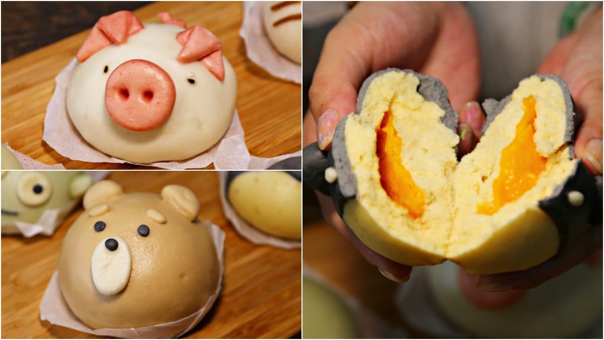 超可愛「小豬肉包」,包子饅頭也成網購名店,卡通造型小孩搶著要