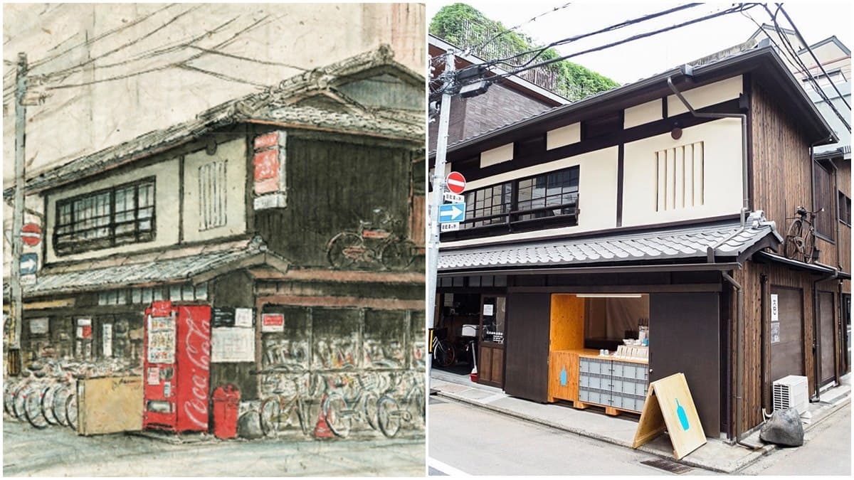 百年老宅變身「藍瓶咖啡快閃」!「自行車停屋簷上」成打卡熱點