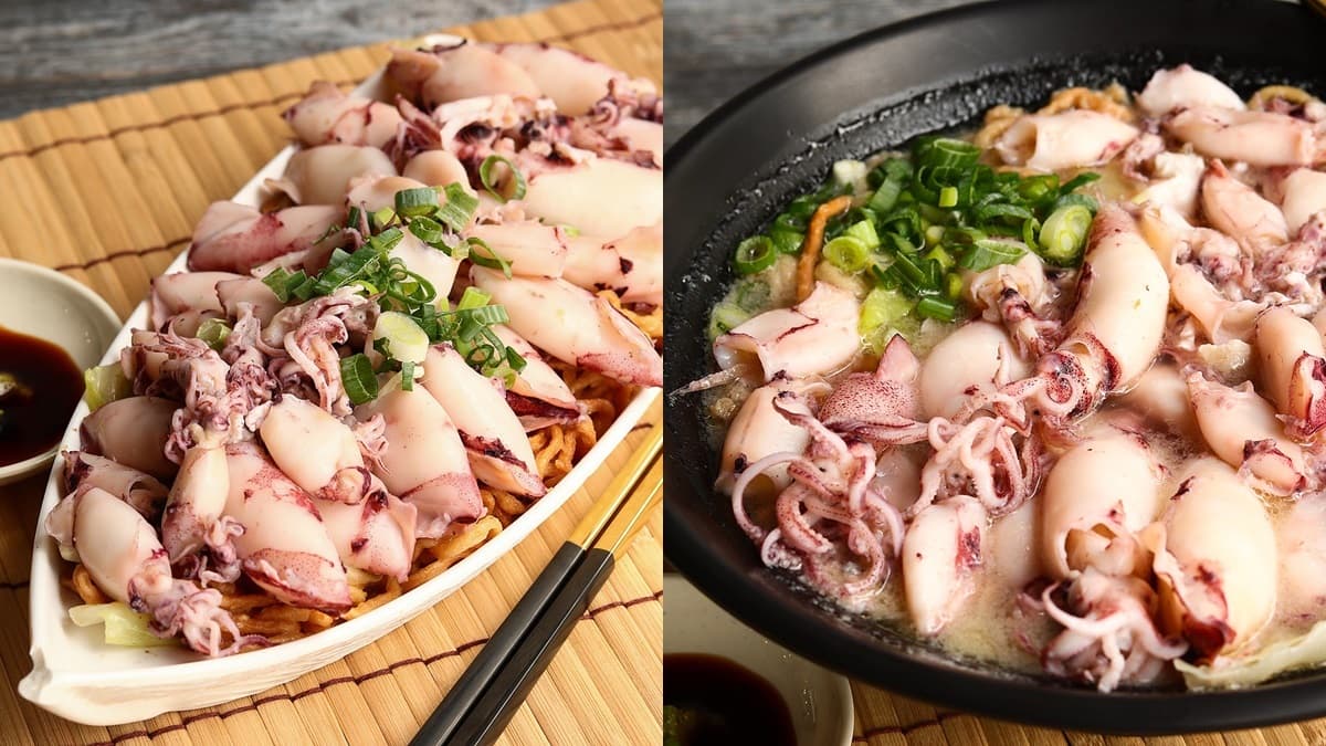 全台「最狂鍋燒意麵」!超澎派「30隻小卷」鋪滿滿,麵都看不到了