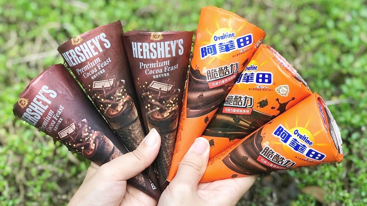 巧克力控敲開心!杜老爺聯名「阿華田」「HERSHEY'S」推冰淇淋甜筒,這家獨賣