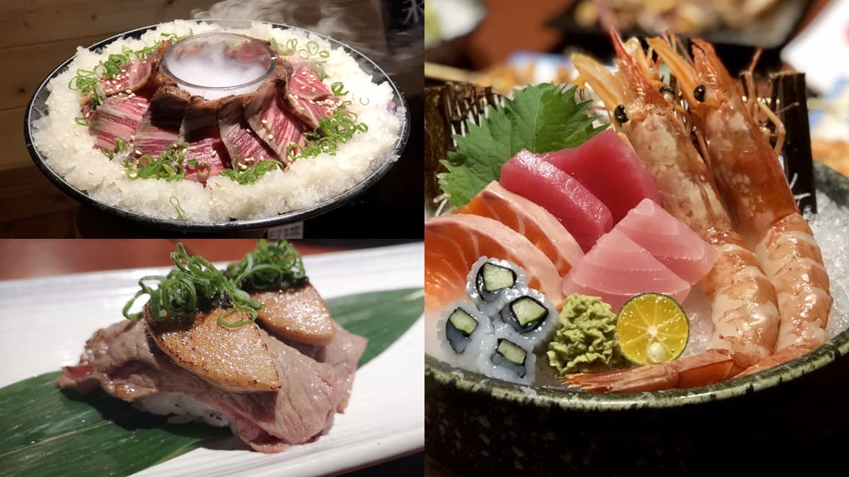 高CP值居酒屋吃到飽!松露炒飯、毛毛蟲壽司、和牛100道頂級日料任你吃