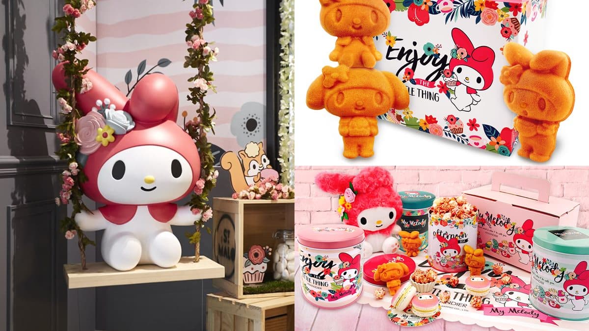 三麗鷗迷注意!「美樂蒂主題快閃店」來了,還有3D人形燒、馬卡龍冰沙