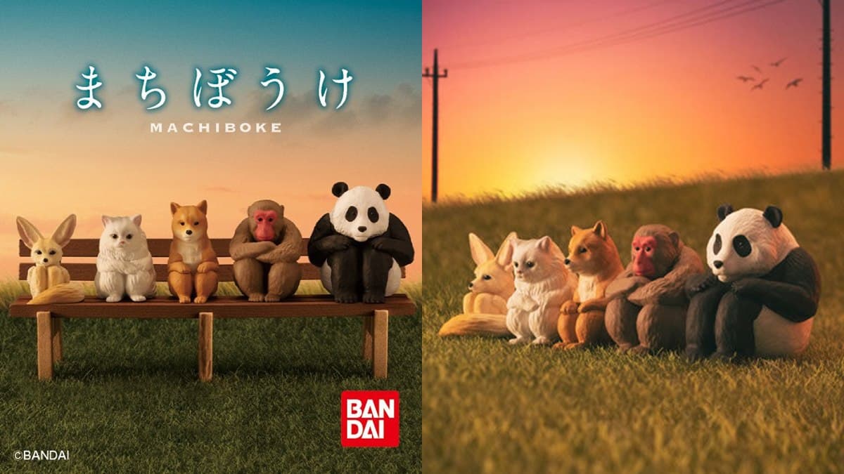 好想加入坐!5款「等待中的動物」扭蛋,讓人好想帶牠們回家