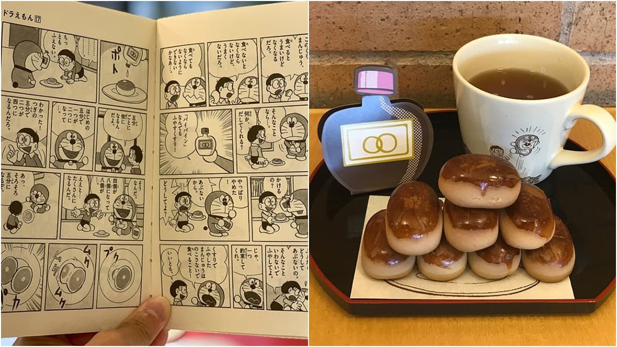 哆拉A夢成真!紀念館推「加倍藥水」套餐,無限續點的栗子饅頭300元有找
