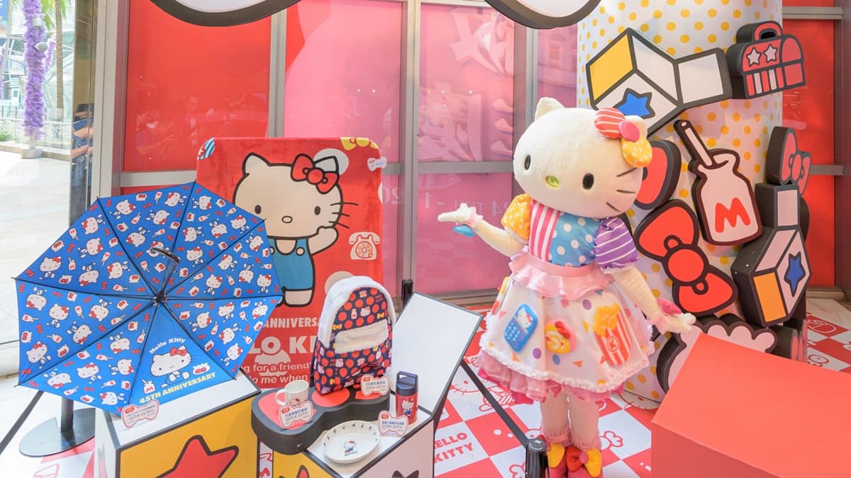 高雄夢時代有請百變天后HELLO KITTY!10/24週年慶開跑搶攻大小朋友萌經濟
