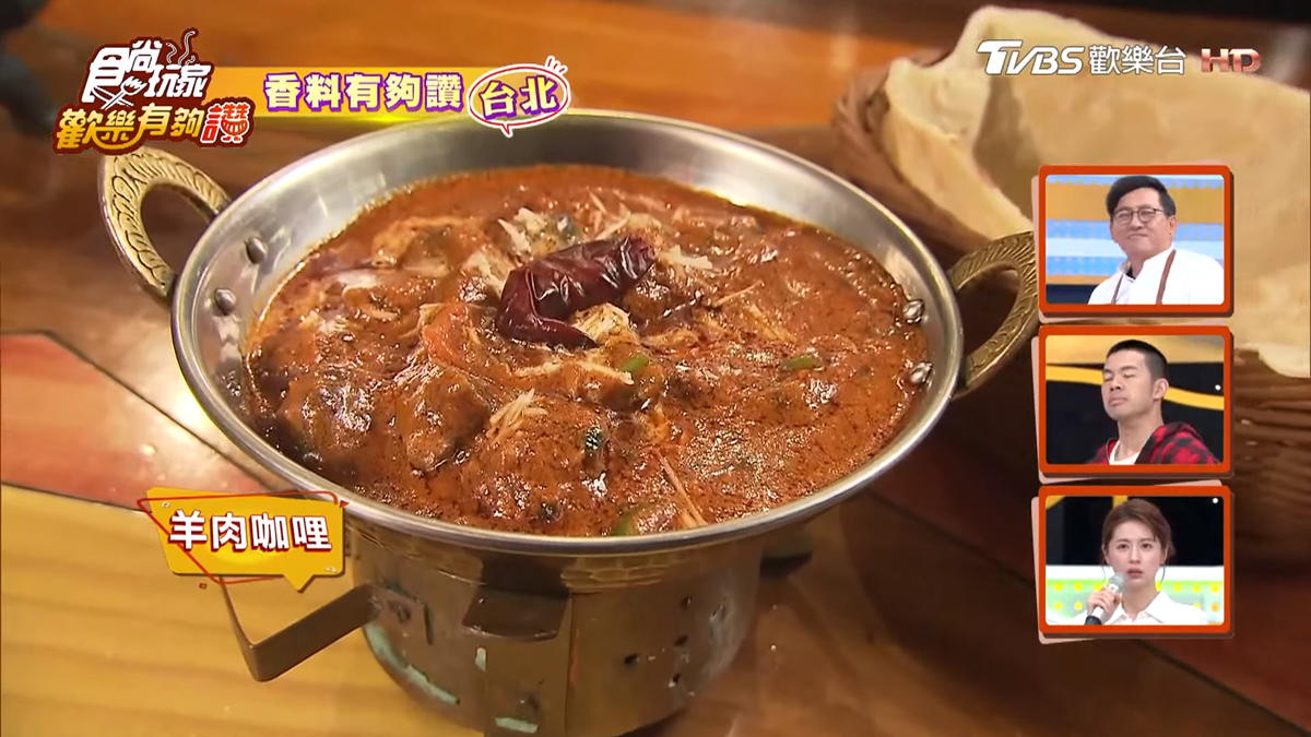 穿印度服吃印度菜!必點酸乳烤雞沾香菜醬、羊肉咖哩配甩餅、芒果酸子球