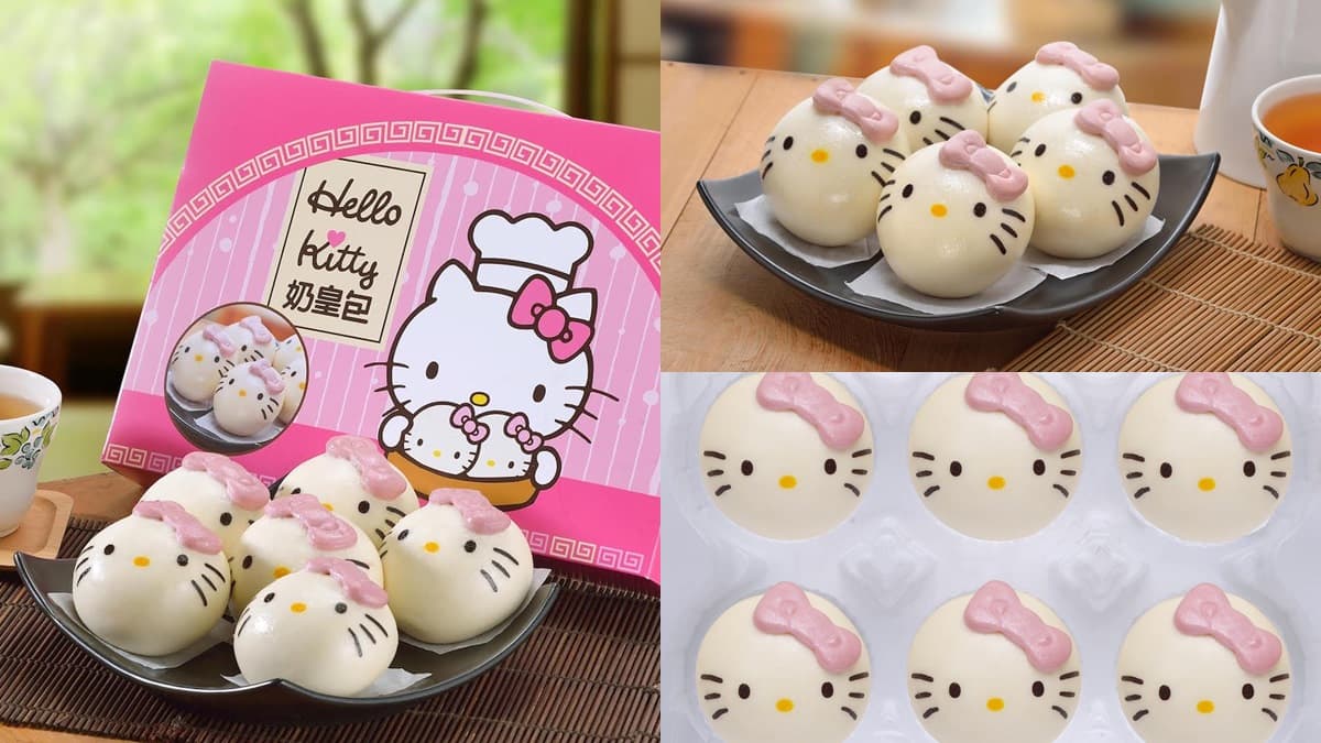 Hello Kitty變超台!「刈包」造型很欠吃,還有圓滾滾「奶皇包」萌翻天 Hello Kitty變超台!「刈包」造型很欠吃,還有圓滾滾「奶皇包」萌翻天
