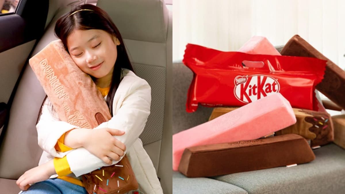 耶誕禮就送這個!KitKat巧克力放大變抱枕,一整晚香甜