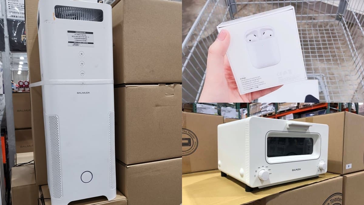 翹班也要買!好市多「黑五」推蘋果Airpods、神級烤箱、清淨機,網購滿額再折600