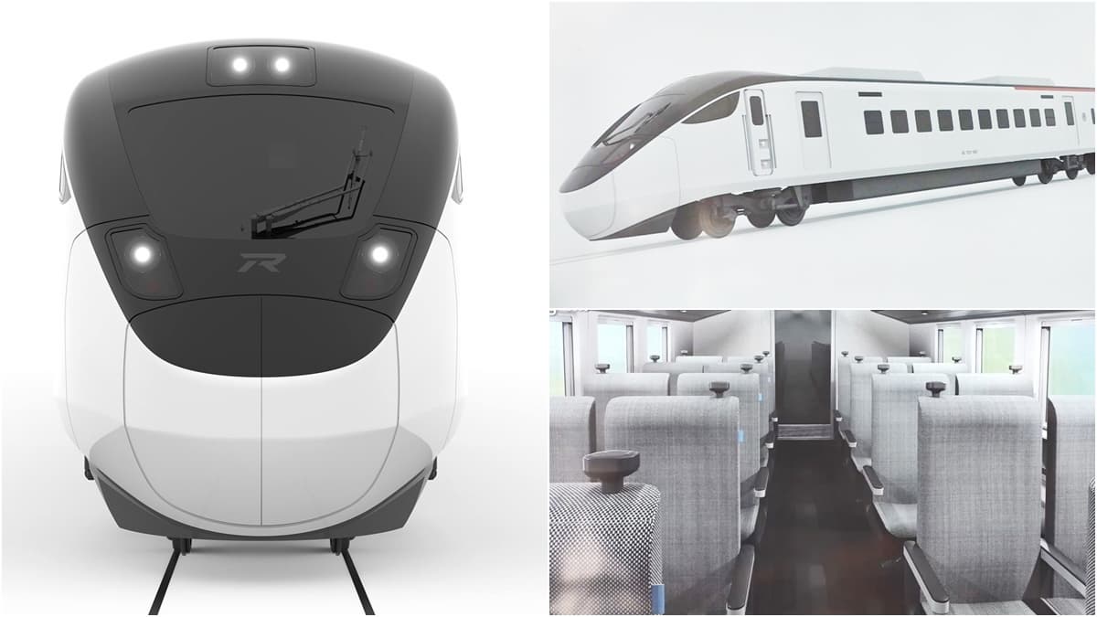 花東新美景!台鐵全新「城際列車」黑白配,網友讚:超時尚