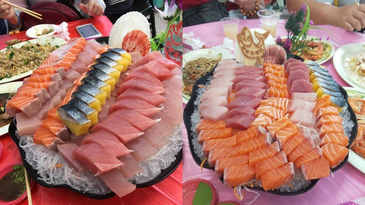 後壁湖超狂生魚片!2份大綜只要400元,網暴動:「那個厚度很可以」