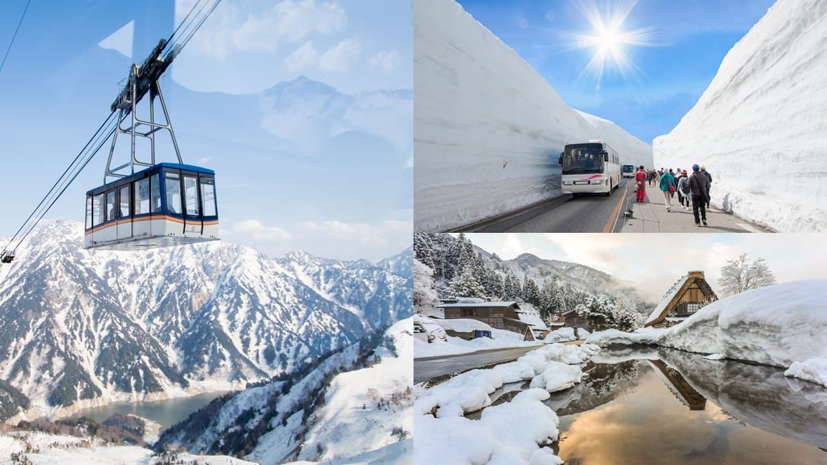 天天飛17米大雪牆「立山黑部」!長榮航空增班,還可順遊絕美「合掌村」