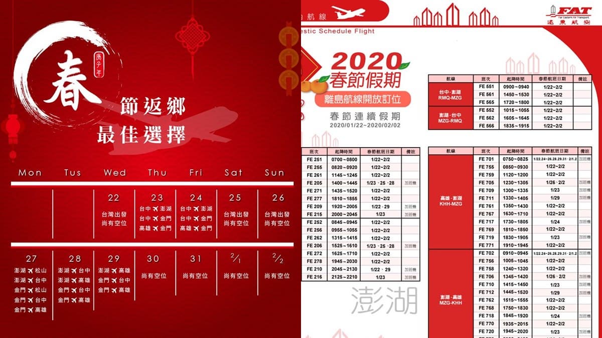 遠東航空無預警喊卡!12/13起停飛,澎湖、金門返鄉過年、投票恐受影響 遠東航空無預警喊卡!12/13起停飛,澎湖、金門返鄉過年、投票恐受影響