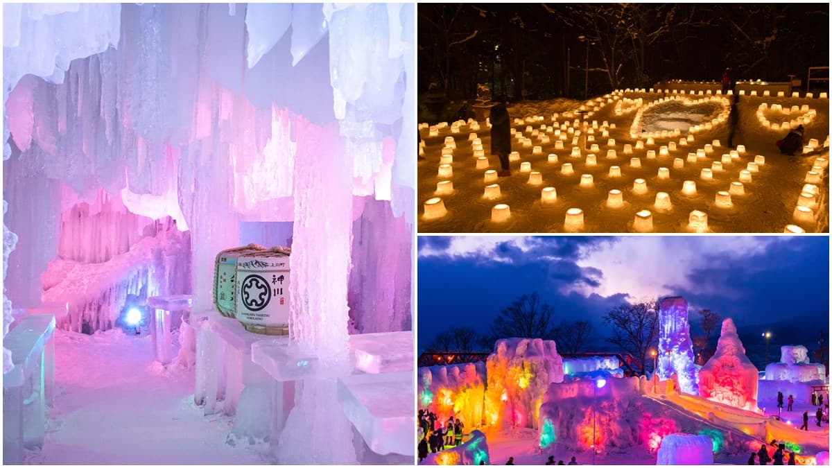 比《冰雪奇緣》誇張!日本超美5大冰雪祭:少女粉冰屋、愛心雪蠟燭、彩色凍樂園