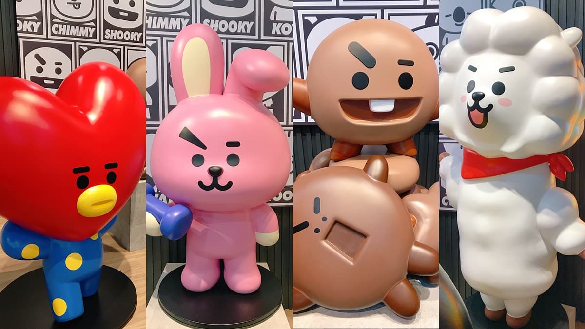 粉絲快衝!LINE FRIENDS潮玩限定店,全台最大BT21公仔、七大角色一起拍