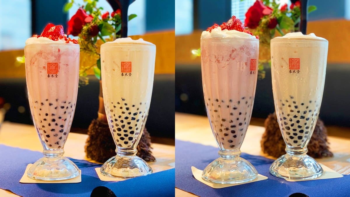 草莓控喝起來!春水堂最新「草莓奶霜珍珠茉奶」,酸甜滋味超誘人 草莓控喝起來!春水堂最新「草莓奶霜珍珠茉奶」,酸甜滋味超誘人