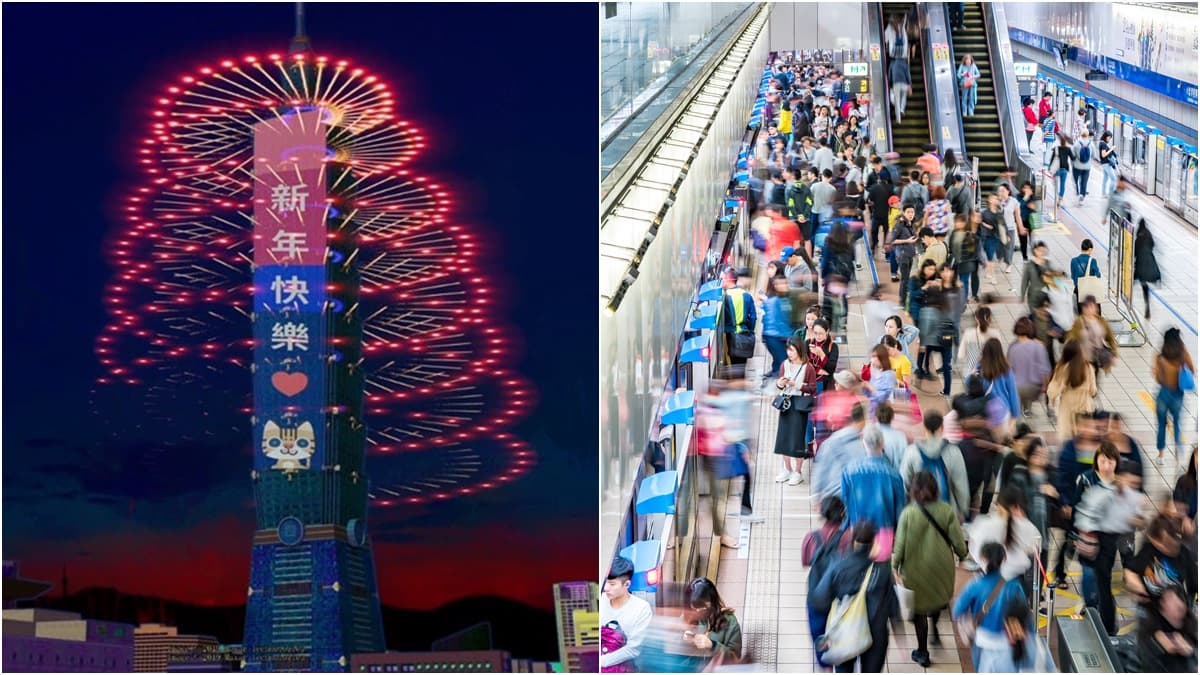 台北跨年注意!「波波球」「發光氣球」禁止入場,北捷、機捷42hr營業「這2站除外」
