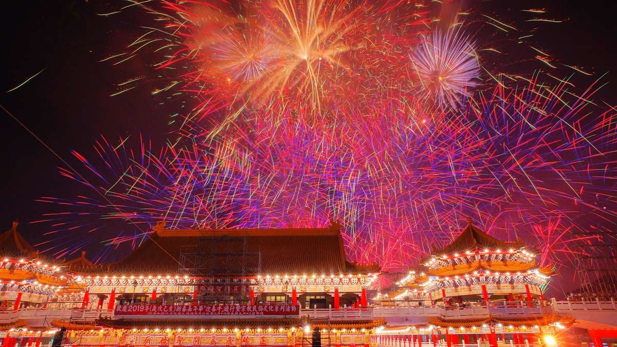 除夕守歲也有煙火可看!台南聖母廟首創全台唯一除夕跨年晚會