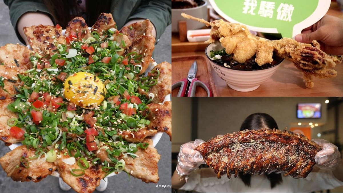 我的老天鵝!巨無霸「酥炸鮮魷丼飯」「戰斧豬排」、爆量「燒肉炒飯」,快衝台中這3家
