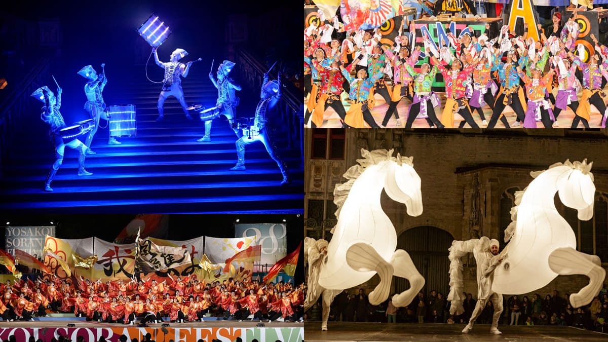 「2020台灣燈會」在台中后里園區,5大必看表演:夜光白馬、日本索朗祭、小丑幻鼓秀