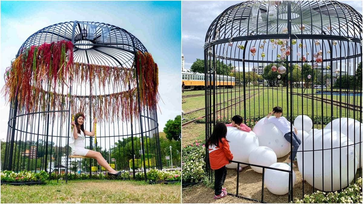 原來紅藜這麼美!台東限時美拍景點「紅吱吱」,這兩個鳥籠超好拍