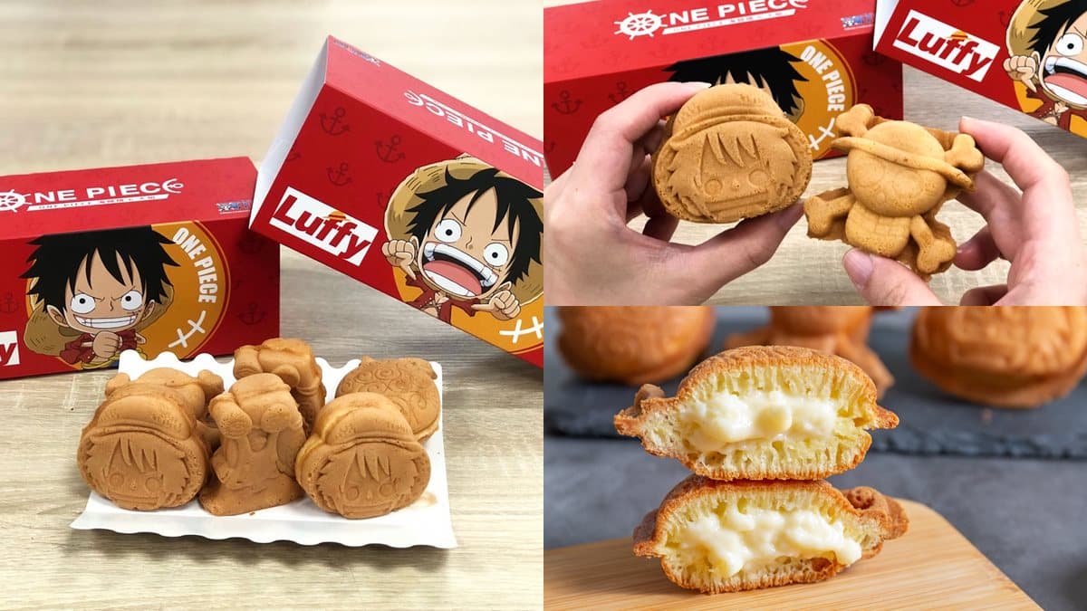 航海王迷必吃!台灣獨家「ONE PIECE海賊燒」回歸,冰淇淋、爆漿雞蛋糕2種吃法