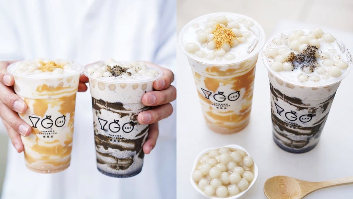 一起過元宵!人氣手搖飲「研果室」期間限定:芝麻牛奶湯圓、花生牛奶湯圓