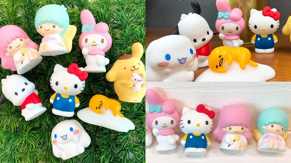 好想捏爆它!小七推8款「三麗鷗軟膠公仔」,Hello Kitty、美樂蒂超萌