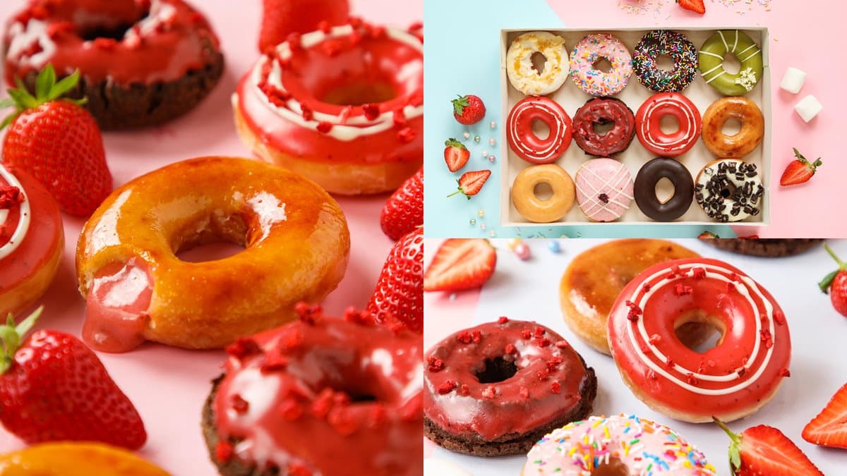 Krispy Kreme推3款「限定草莓新品」,先搶「草莓布蕾甜甜圈」「草莓巧克力蛋糕」