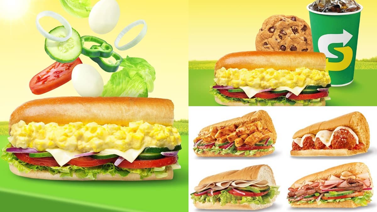 直接吃起來!SUBWAY推爆餡「蛋沙拉堡」,加碼7天領「買一送一券」