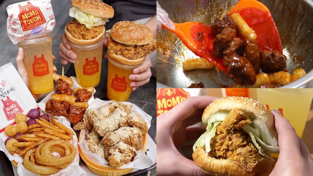 台北也有了!韓國人氣速食「MoM’s TOUCH」北上,先搶「辣味雞腿堡」