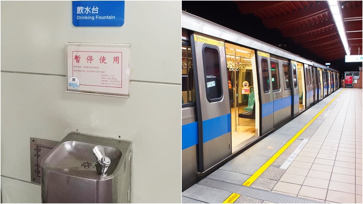 不能喝水了!台北捷運即起「關閉飲水台」,旗下設施、樂園「全面實名制」