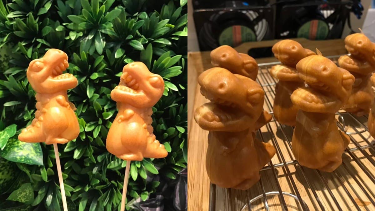 馬上怒買帶回家!萌翻天「恐龍雞蛋糕」,台北快閃只到3月底