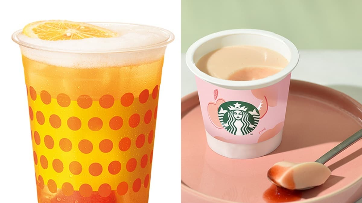 星粉必衝3款「星冰茶」這時喝!超美粉紅色「水蜜桃布丁」,想當網美快去搶
