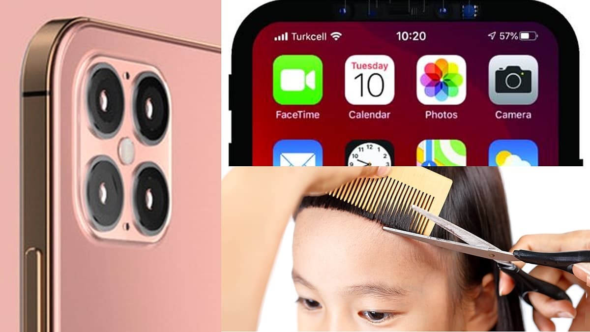 iPhone 12被「剪瀏海」!蘋果首款「真全螢幕手機」,還有四筒、海軍藍設計