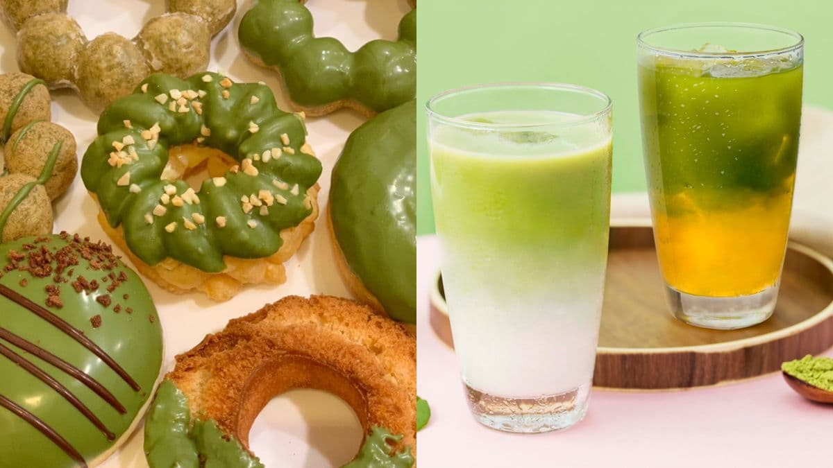 Mister Donut x辻利茶舗出限定「抹茶季」,先吃「抹茶芝麻波堤」「抹茶芒果冰茶」