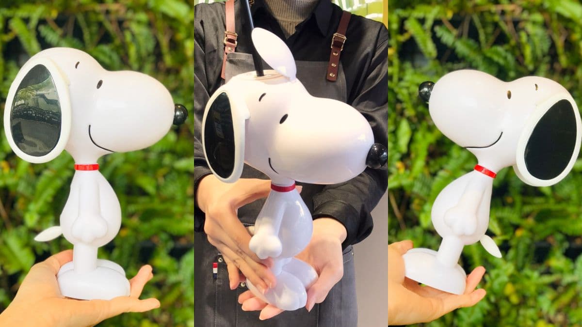 可愛爆擊!1011 SIP TEA快閃信義區,開賣「3D史努比造型杯」