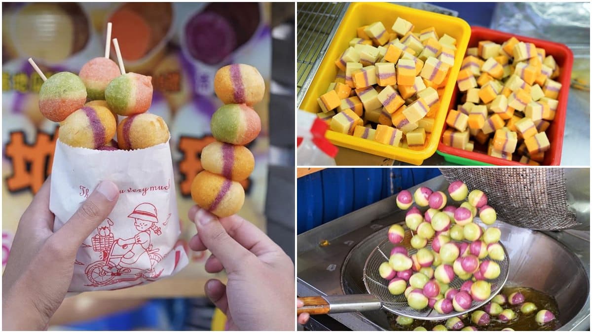 國民小吃化身IG打卡美食!「三色地瓜球」好吃更好拍,竟還有抹茶、西瓜、火龍果口味