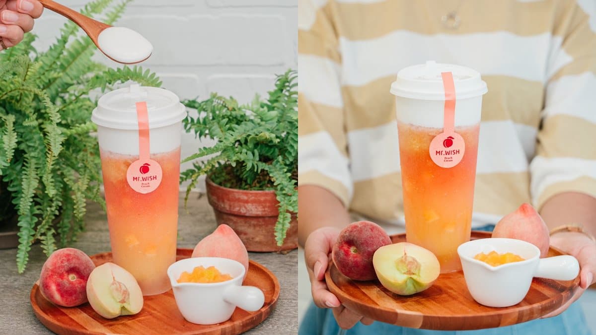 快跟上!這3間推「水蜜桃飲料」:萬波島嶼「金桃甘露」、TEA TOP「芒泥芝芝」 快跟上!這3間推「水蜜桃飲料」:萬波島嶼「金桃甘露」、TEA TOP「芒泥芝芝」