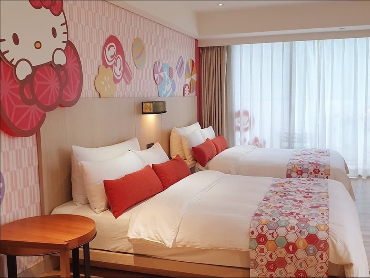 全台唯一「Hello Kitty」主題房!270度房間泡溫泉、日式浴衣景可拍 全台唯一「Hello Kitty」主題房!270度房間泡溫泉、日式浴衣景可拍