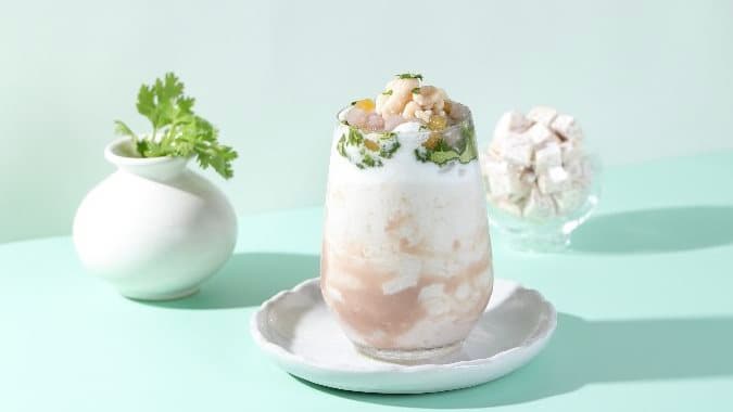 「香菜春捲冰淇淋」飲料喝嗎?清原芋圓新「香芋鮮奶波波」,香菜+芋泥超狂口味 「香菜春捲冰淇淋」飲料喝嗎?清原芋圓新「香芋鮮奶波波」,香菜+芋泥超狂口味