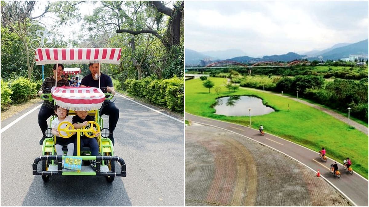 【全台9條親子自行車道】大台北、桃園這5條好騎又好玩!玻璃景觀平台拍美照、過隧道賞海景