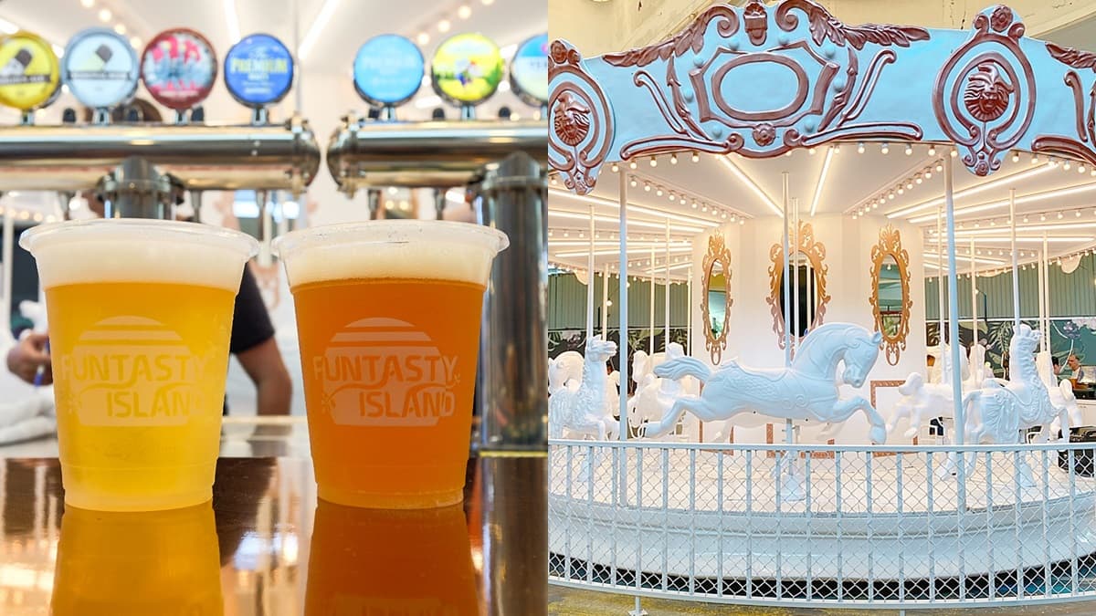 【新開店】全台首家「旋轉木馬酒吧」!24座啤酒柱、環狀吧檯超欠拍