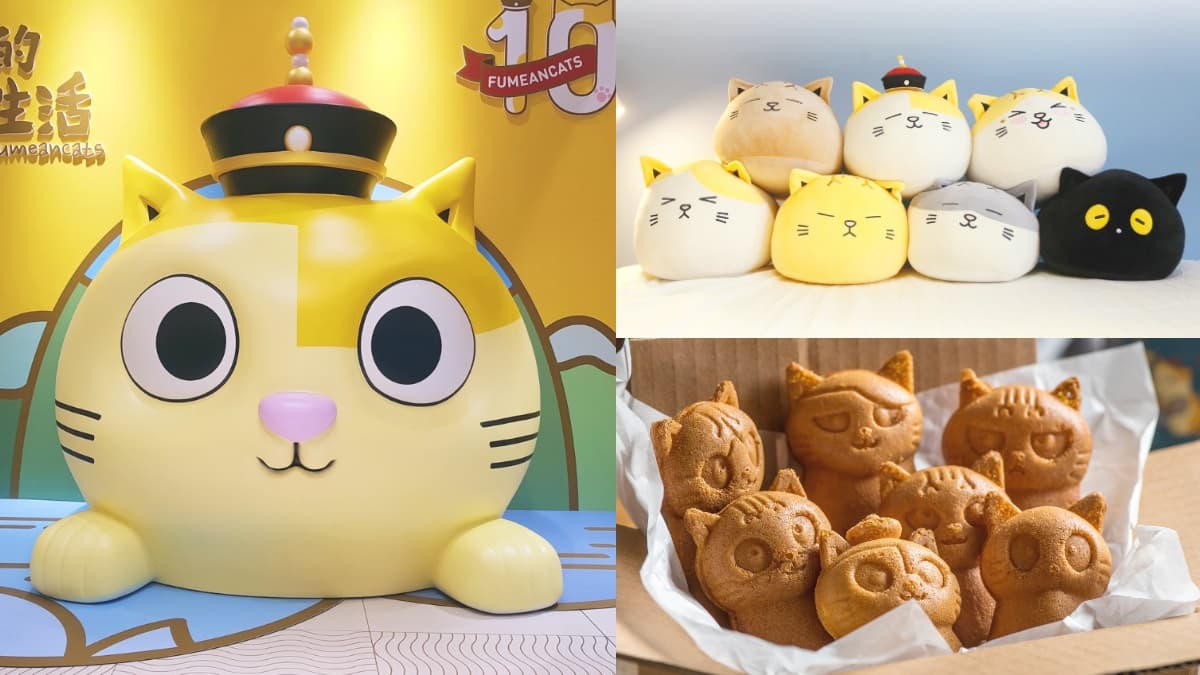 「黃阿瑪十週年快閃店」前進高雄!巨大阿瑪萌坐鎮、7隻貓「麻糬抱枕」全到齊快衝
