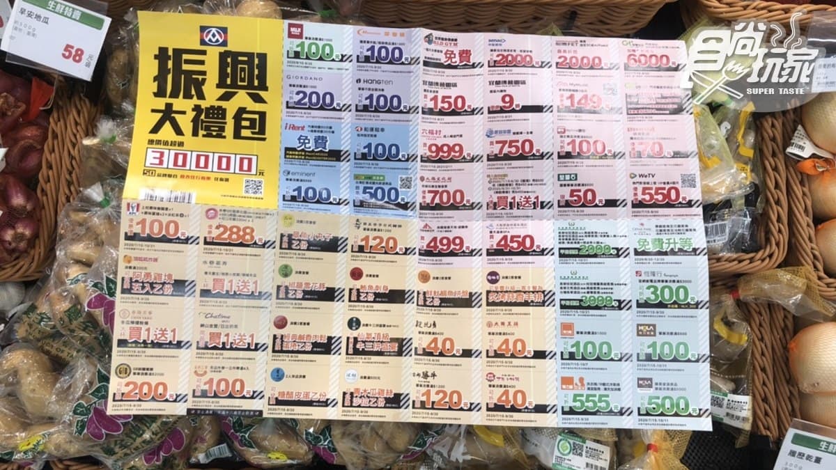 回饋超過3萬元!全聯推50品牌「振興大禮包」:肯德基、主題樂園獨家買1送1