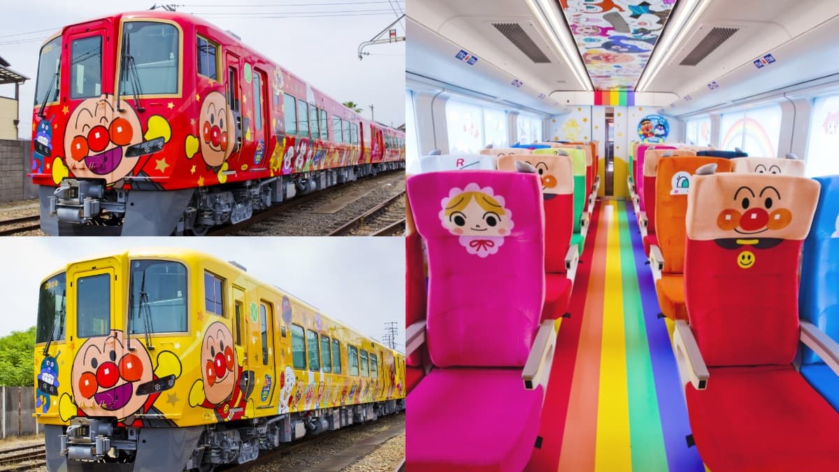搶先曝光!JR四國今夏改版2款「全新麵包超人列車」,6大角色座椅萌爆