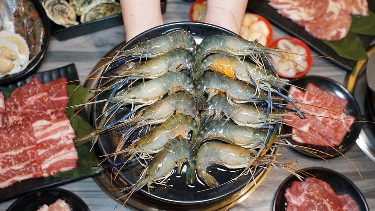 蝦客行日式燒肉鍋物活蝦吃到飽