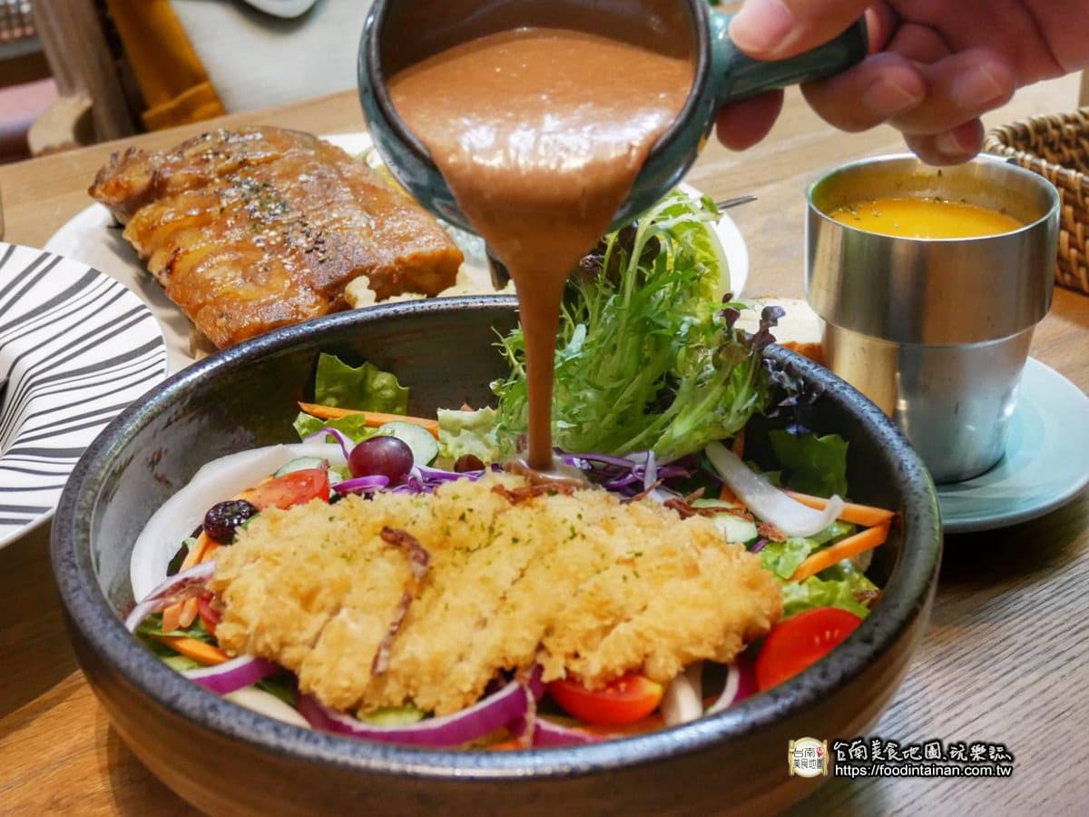 【新開店】IG暴紅!台南森林系餐廳白牆綠植超好拍,必點浮誇熊熊棉花糖 台南聚餐餐廳:雛菊餐桌