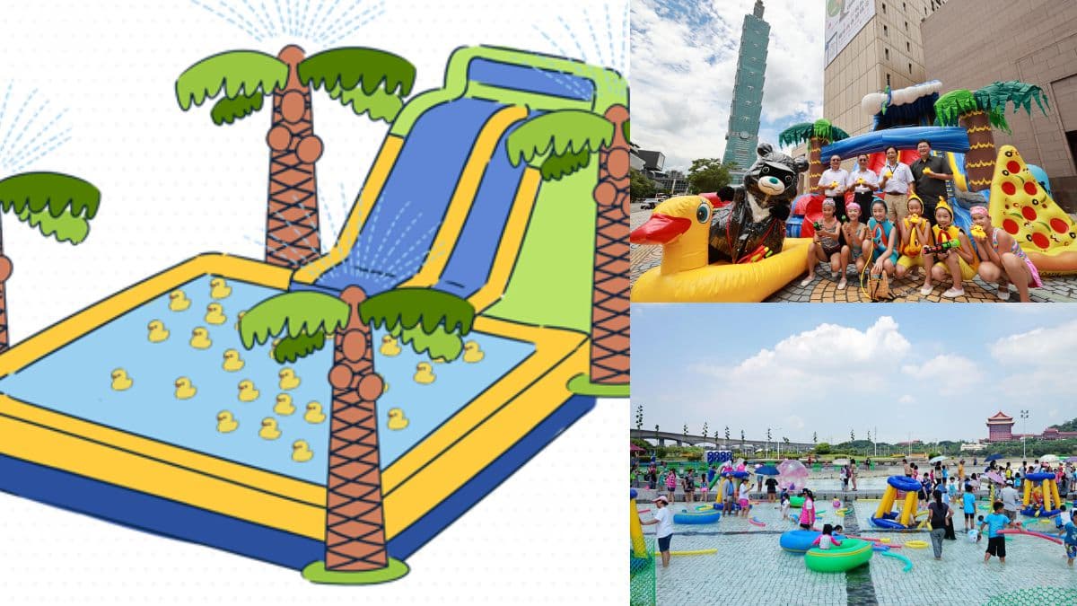 限期9天!台北最大「熊讚水樂園」回來了,新設施鴨鴨抱抱池、沖瘋滑水道玩到並軌